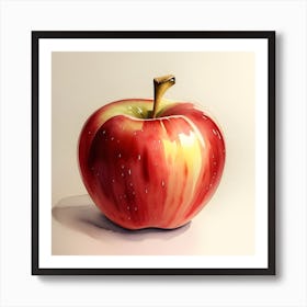 Apple Painting Art Art Print