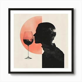 Wine Glass 1 Art Print