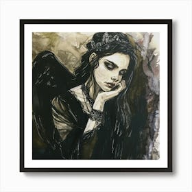 Angel Of The Night 2 Art Print