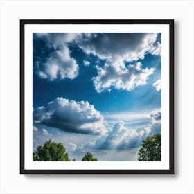 Cloudy Sky 2 Art Print