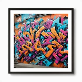 Graffiti Street Art 3 Art Print