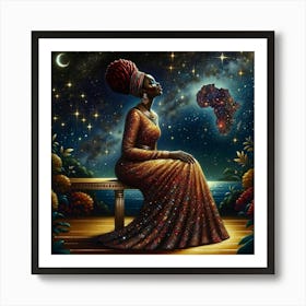 African Woman 8 Art Print