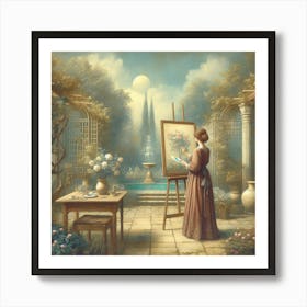 Artist'S Garden Art Print