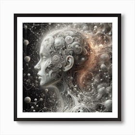 Woman'S Head 4 Art Print