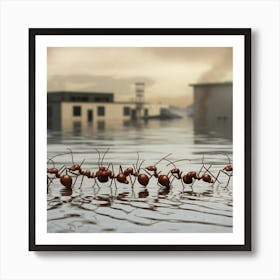 Perseverance in Adversity: The March of the Ants Art Print