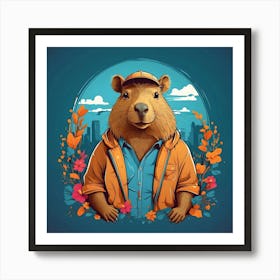 Capybara 4 Art Print