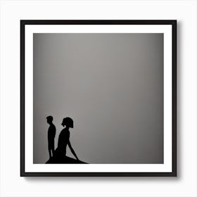 Silhouettes Art Print