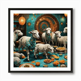 Dinner Party Art Print