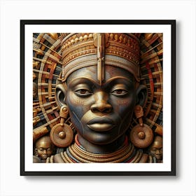 African Queen Art Print