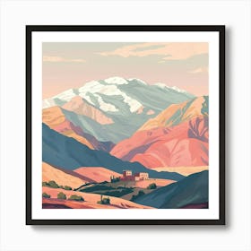 Mediterranean Landscape Art Print