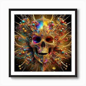 Skull Art Art Print