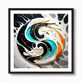 Yin Yang Art Print