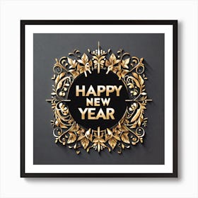 Happy New Year 104 Art Print