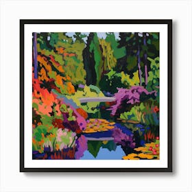 Colourful Gardens Butchart Gardens Canada 4 Art Print