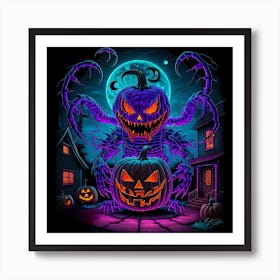 Halloween rage Art Print