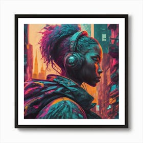 Urban Life Art Print