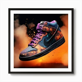 Nike Dunk High Galaxy Art Print