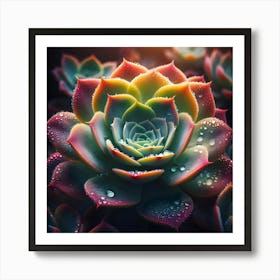 Succulent Flower 1 Art Print