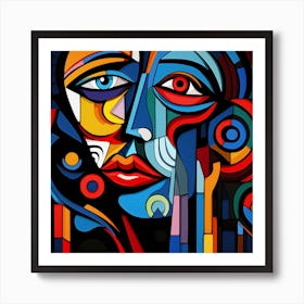 Abstract Of A Woman 11 Art Print