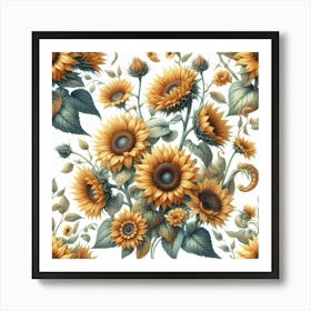 Sunflowers Art Print