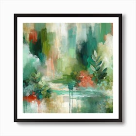 Abstract Landscape Painting 2 Art Print