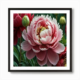 Peonies Art Print