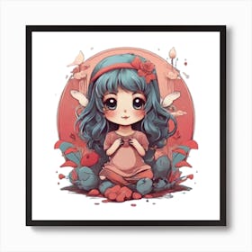 Kawaii Girl Poster