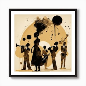 Jazz Music 9 Art Print