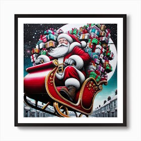 Santa Claus S Present Of Peace 01 Art Print