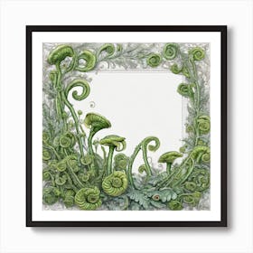 Fern Frame 1 Art Print