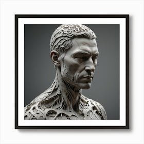 3d Model Of A Man 1 Poster