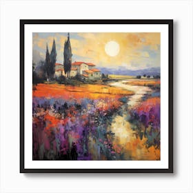 Sunrise Serenade: Monet's Caribbean Delight Art Print