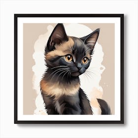 Kitty Cat 1 Art Print