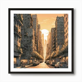 Cityscape Art Print