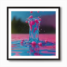 Water Splash 8 Art Print