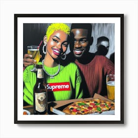 Supreme Pizza 8 Art Print