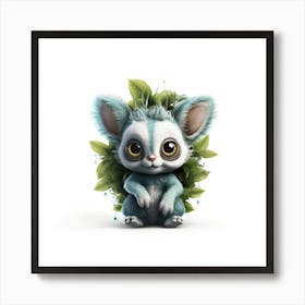 Cute Little Owl Art Print