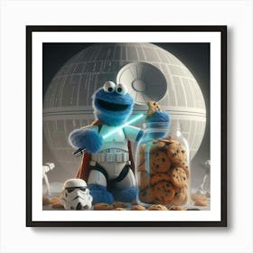 Cookie Monster Art Print