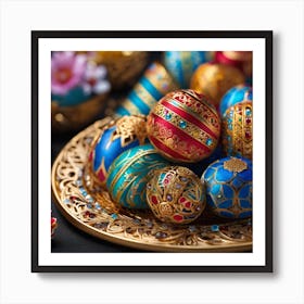 Easter Eggs Art Print