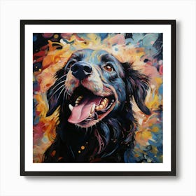 Dog Painting Art Print