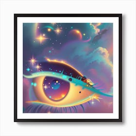 Eye In The Sky 1 Art Print