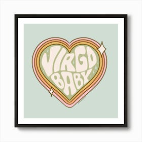 Virgo Baby Art Print
