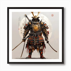 Samurai Warrior 1 Art Print