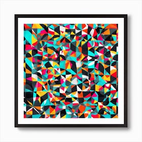 Abstract Geometric Pattern 5 Art Print