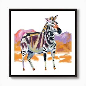 Mountain Zebra 03 Art Print