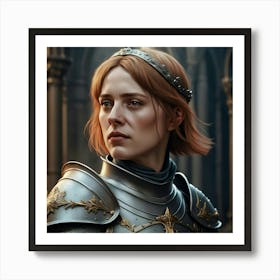 Joan of Arc guardian of the realm Art Print