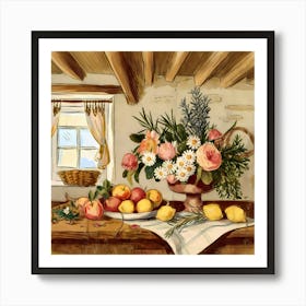 Flowers In A Vase Art Print