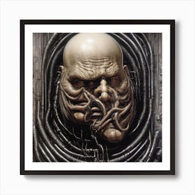 Alien Head 1 Art Print