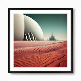 Desert Landscape 2 Art Print