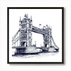 Tower Bridge London Art Print